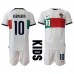 Billige Portugal Bernardo Silva #10 Børnetøj Udebanetrøje til baby VM 2022 Kortærmet (+ korte bukser)
